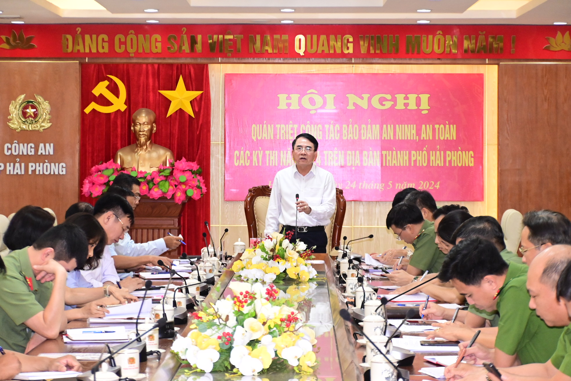 Triển khai các nhiệm vụ bảo đảm tuyệt đối an ninh, an toàn và bí mật nhà nước tại kỳ thi kỳ thi tốt nghiệp THPT năm 2024 và kỳ thi tuyển sinh vào lớp 10 năm học 2024 – 2025